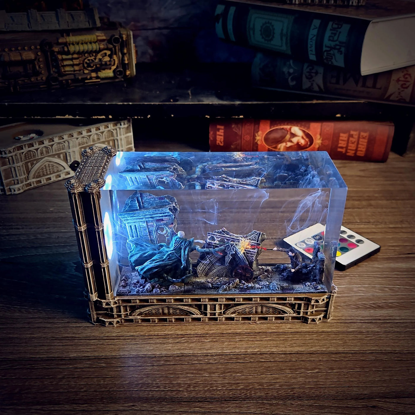 Harry and Voldemort Resin Lamp