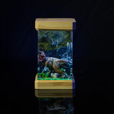 Dinosaur Resin Lamp
