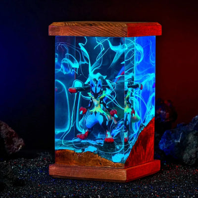 Mega Lucario Pokémon Resin Lamp