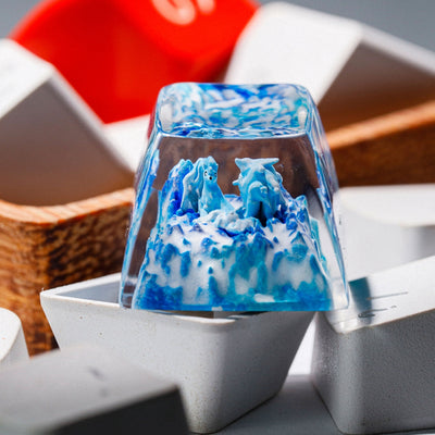 Pokemon - Shiny Ninetales Artisan Keycap