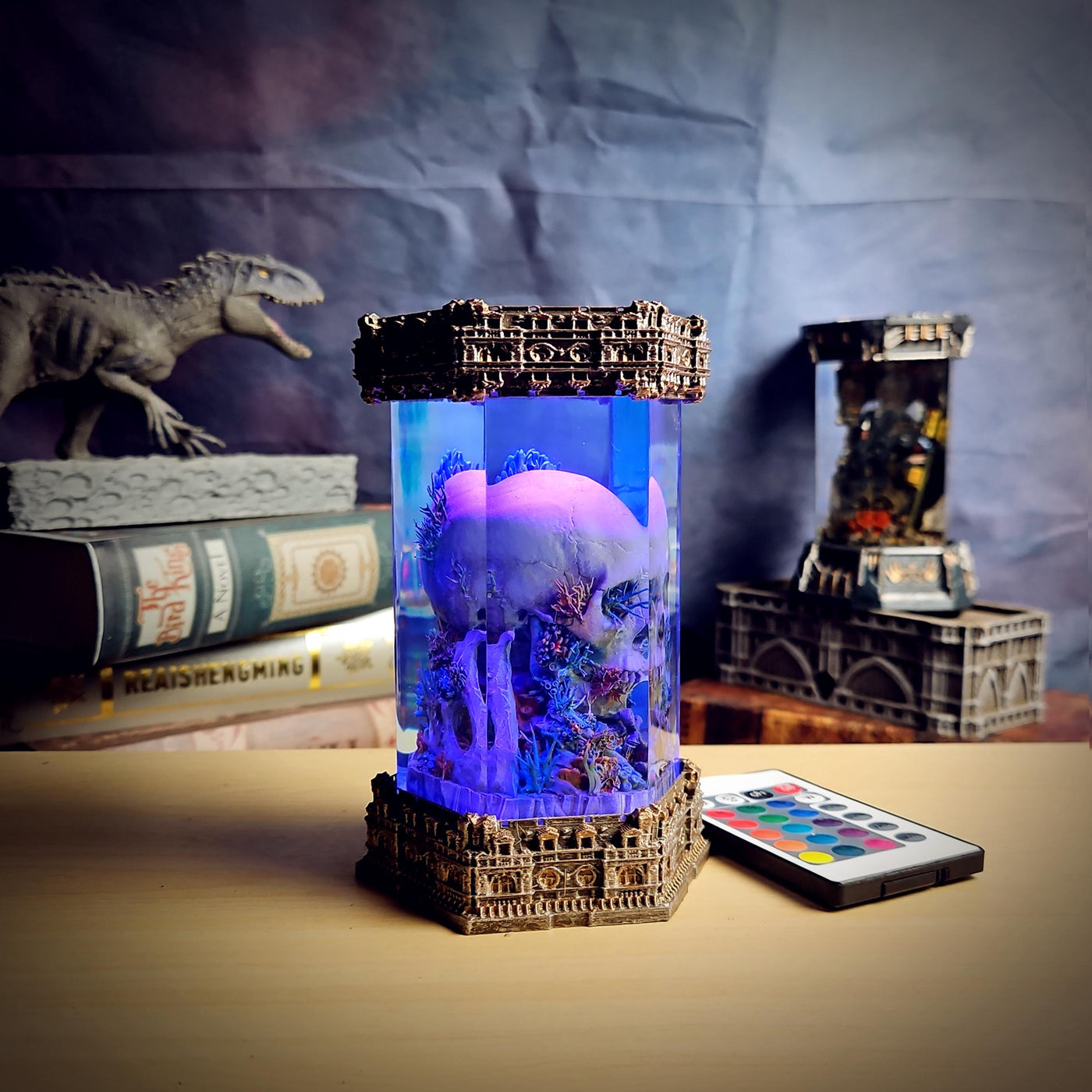 Skull Resin Lamp