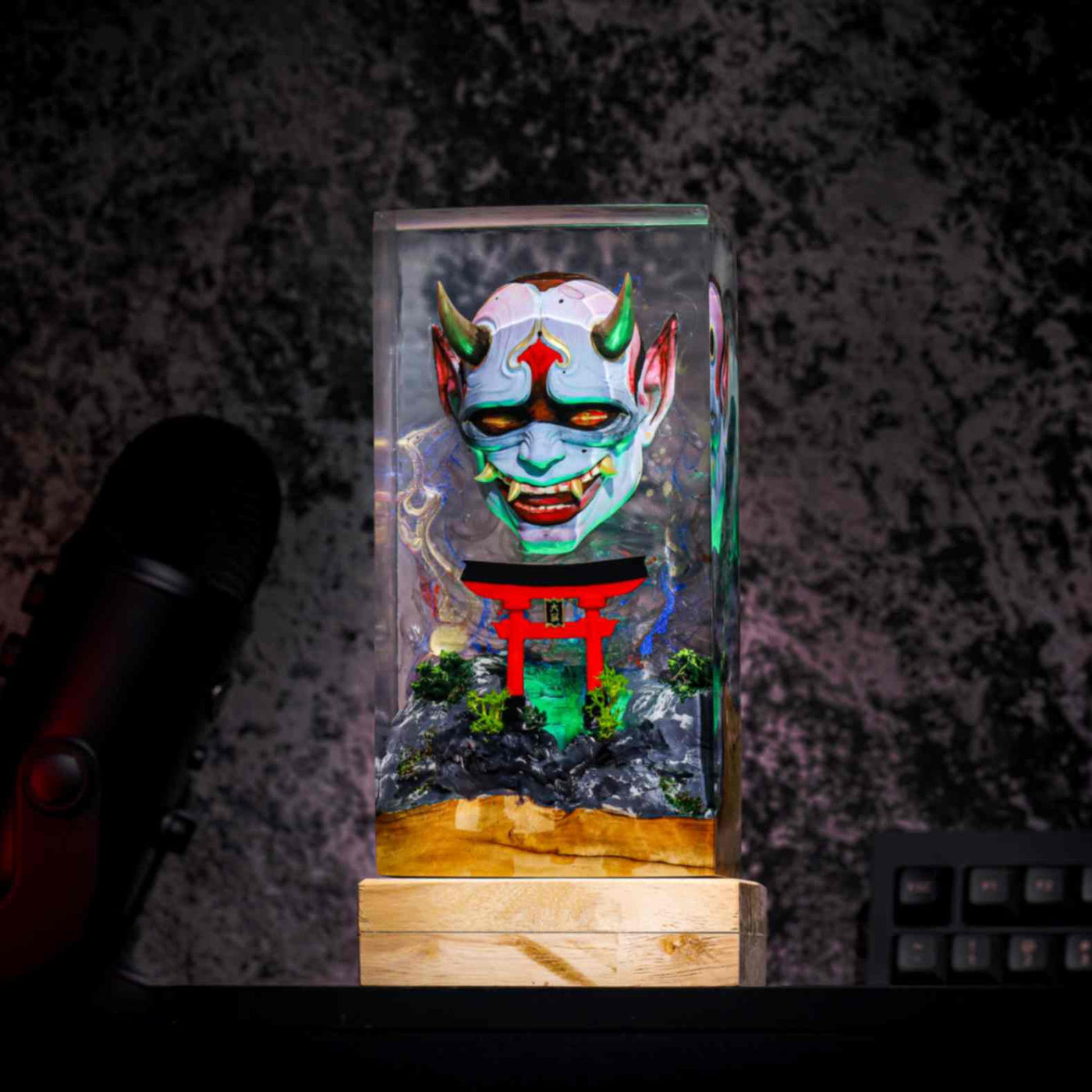 Ori Hannya Japanese Devil Mask Night Light