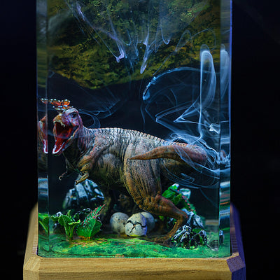 Dinosaur Resin Lamp