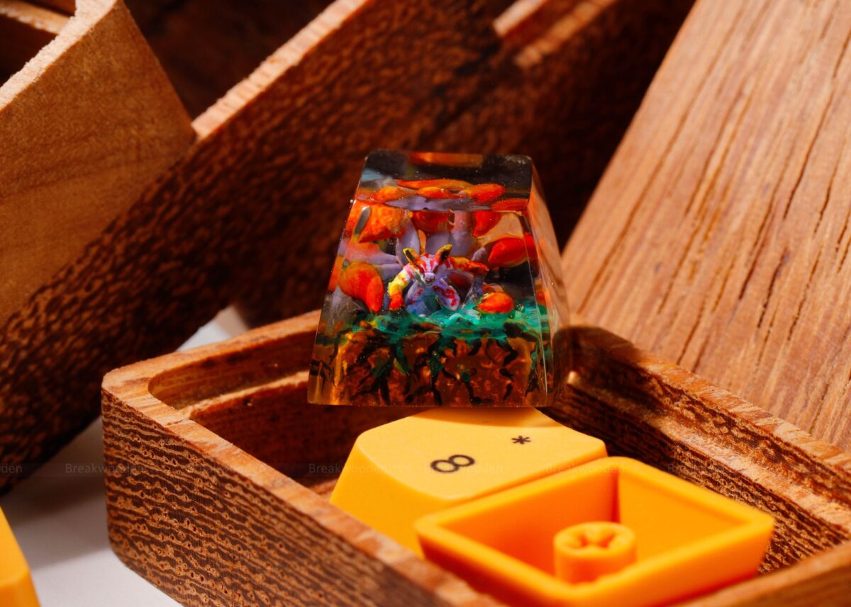 PURPLE ORANGE KYUUBI NARUTO – ARTISAN KEYCAP