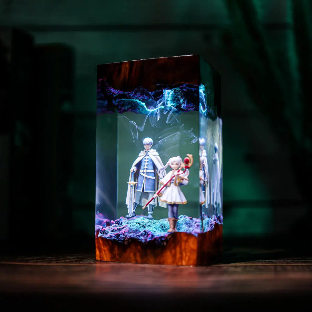 Beyond Journey's End Resin Lamp