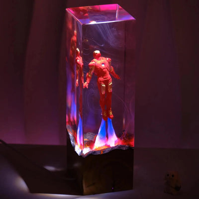 Iron Man Resin Lamp