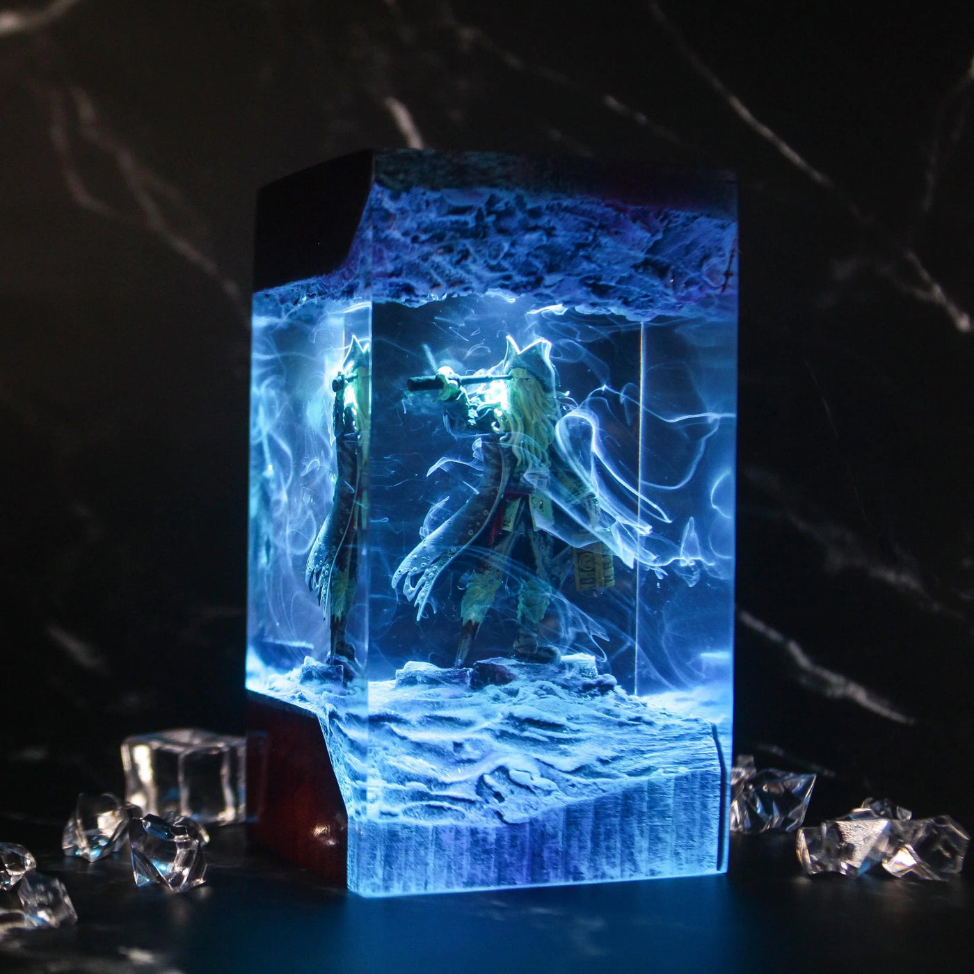 Davy Jones Jack Sparrow Resin Lamp