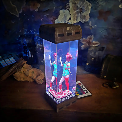 Freddy Girl Five Nights Style Resin Lamp
