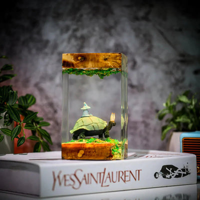 Ranni & Pope Turtle Elden Ring Resin Lamp