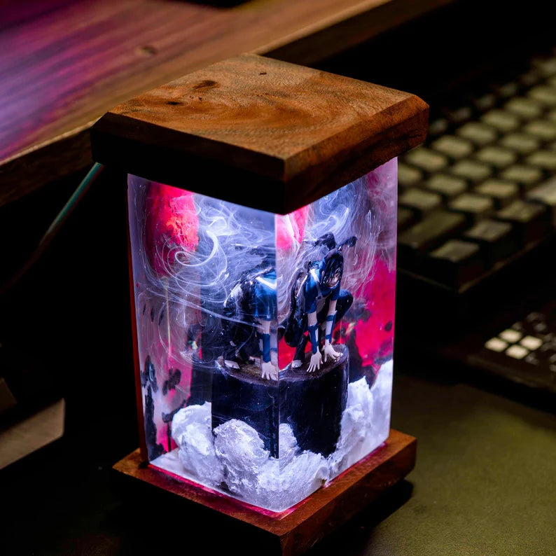 Sasuke Uchiha Resin Lamp