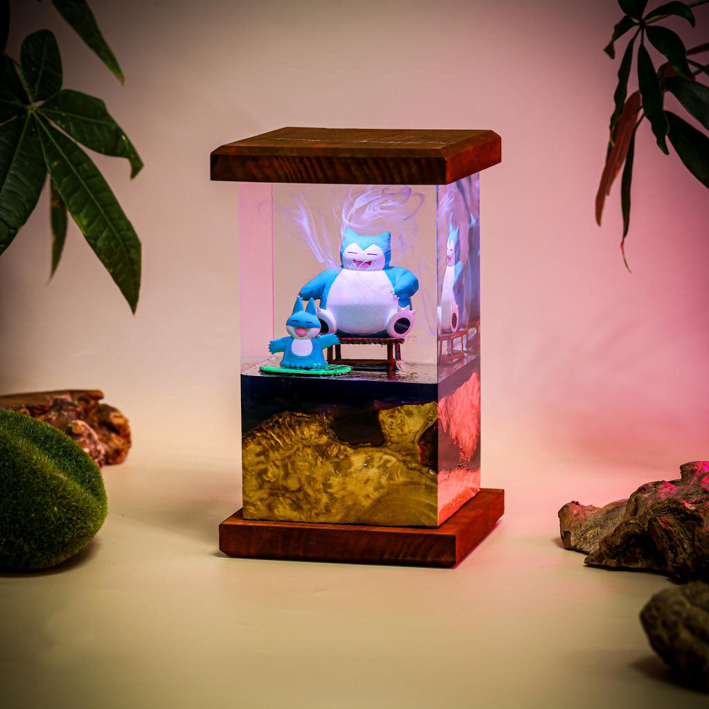 SNORLAX Pokémon Resin Lamp Ver 2