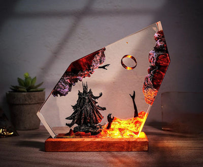 Sauron & Power Ring LOTR Resin Lamp