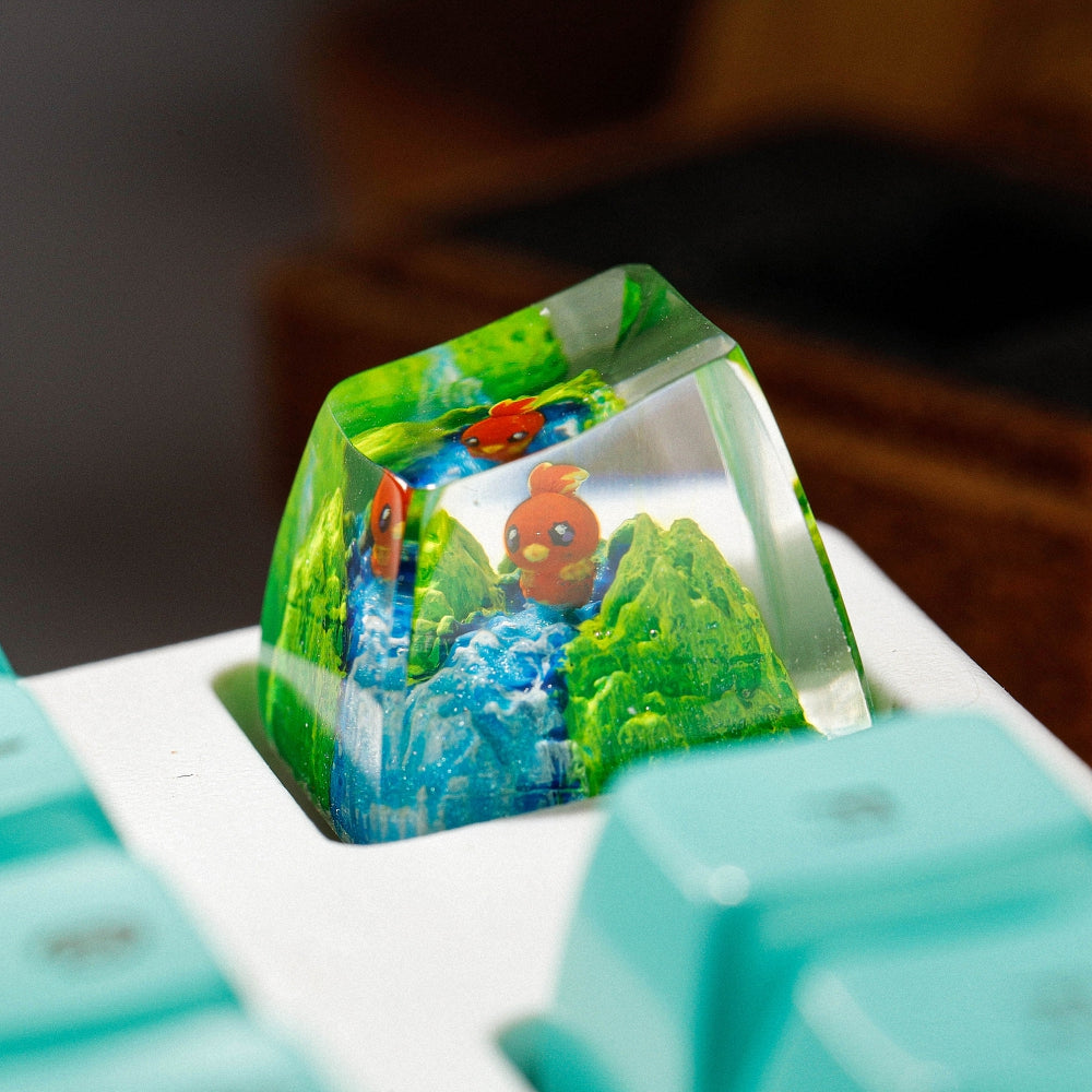 Pokemon - Torchic Artisan Keycap  3
