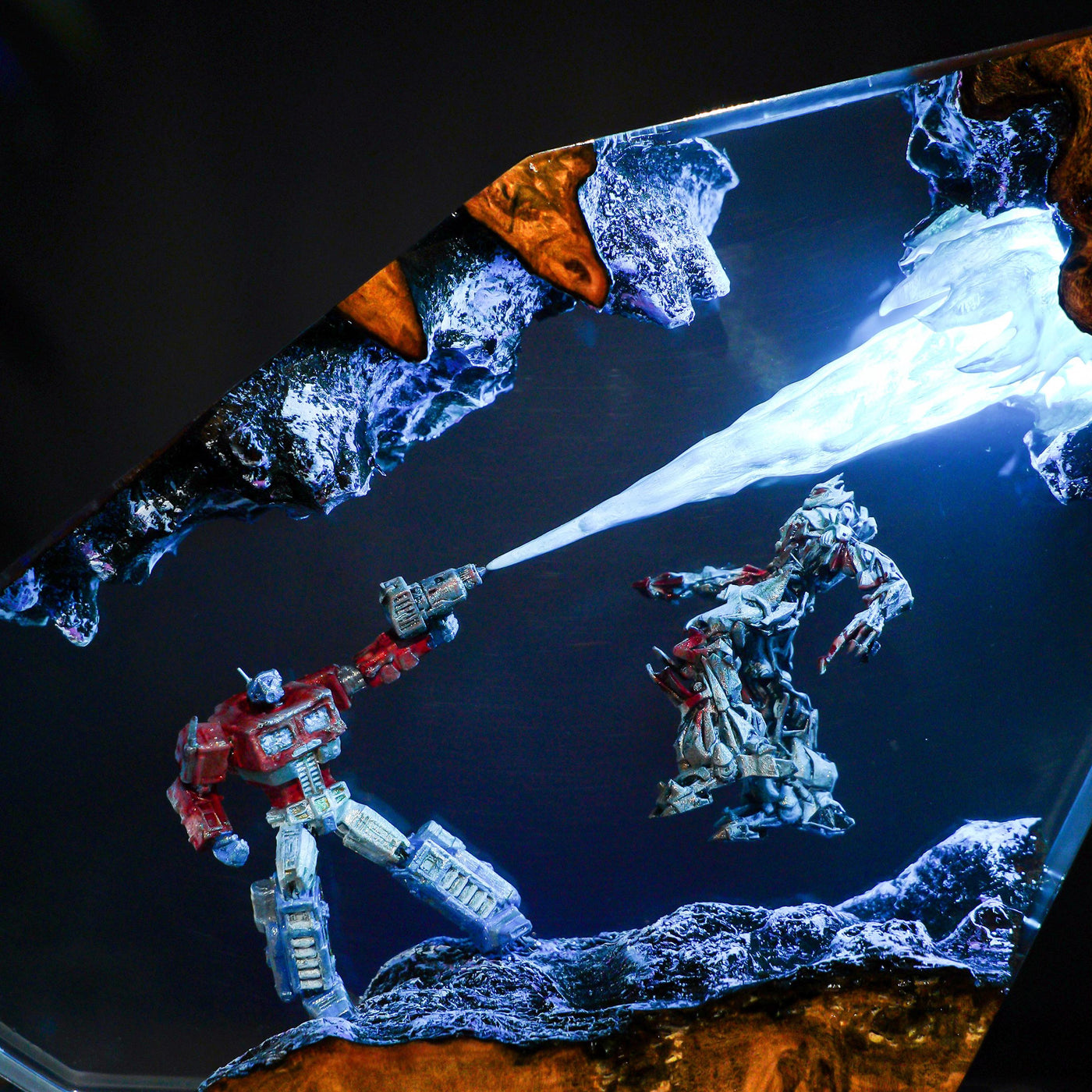 Optimus Prime Transformers Resin Lamp