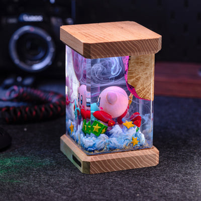 Kirby Pokemons Resin Lamp