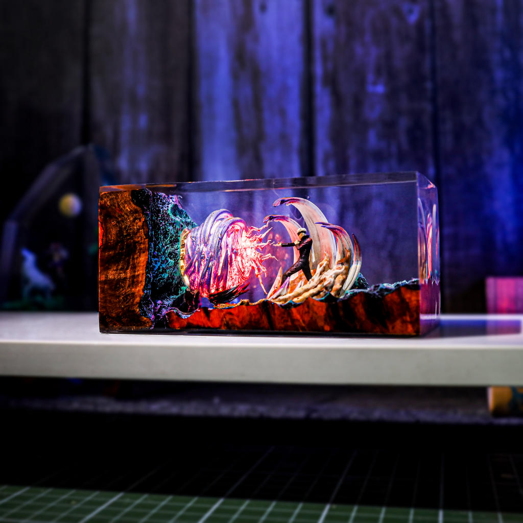 Gojo Satoru Power Jujutsu Kaisen Resin Lamp