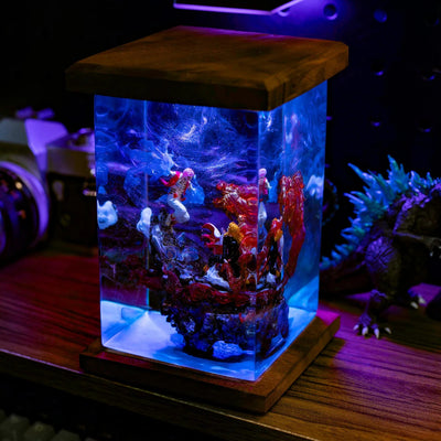 Rengoku vs Akaza Demon Slayer Resin Lamp