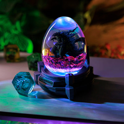 Gozilla Monster Resin Lamp Egg