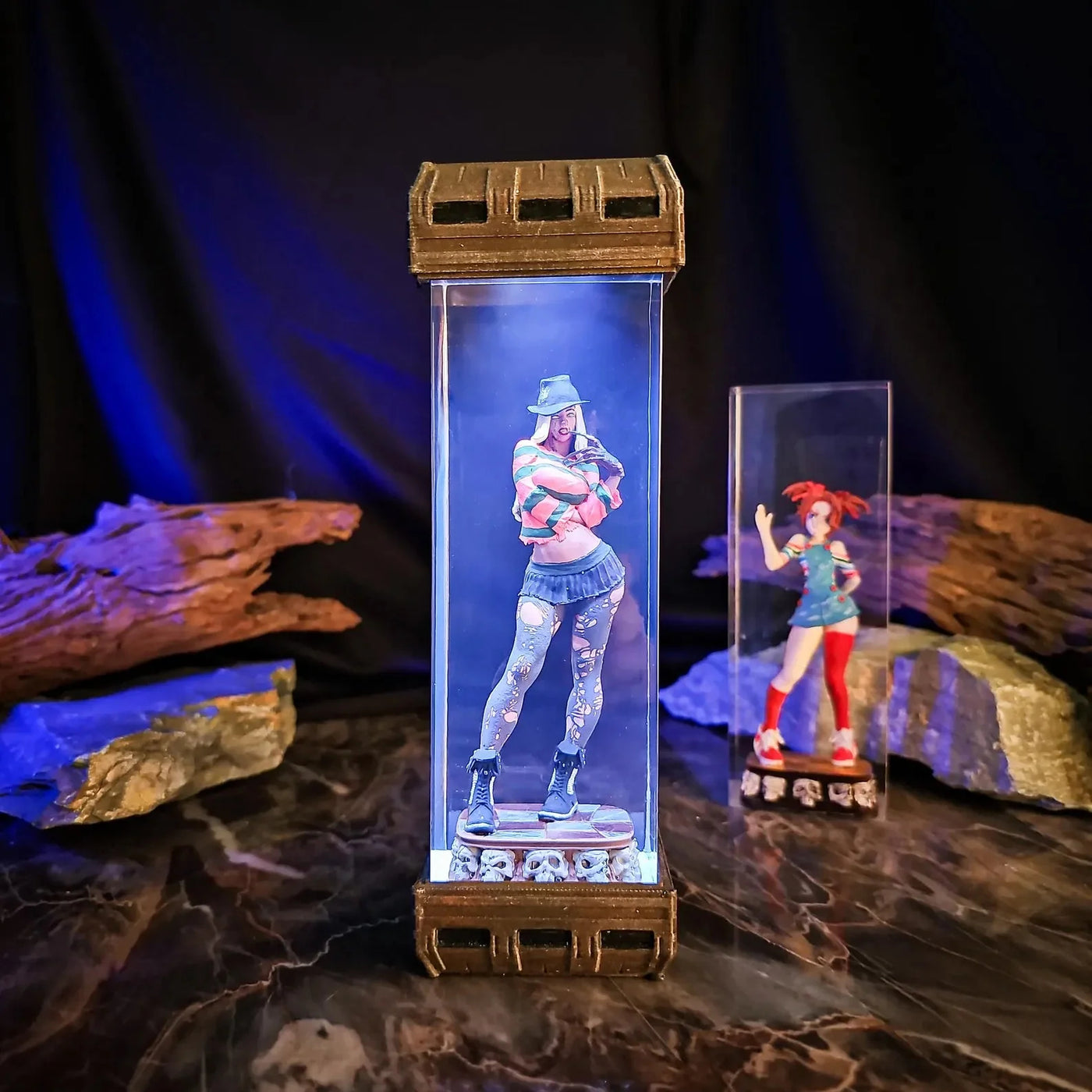 Girl Freddy Krueger A Nightmare on Elm Stree Resin Lamp