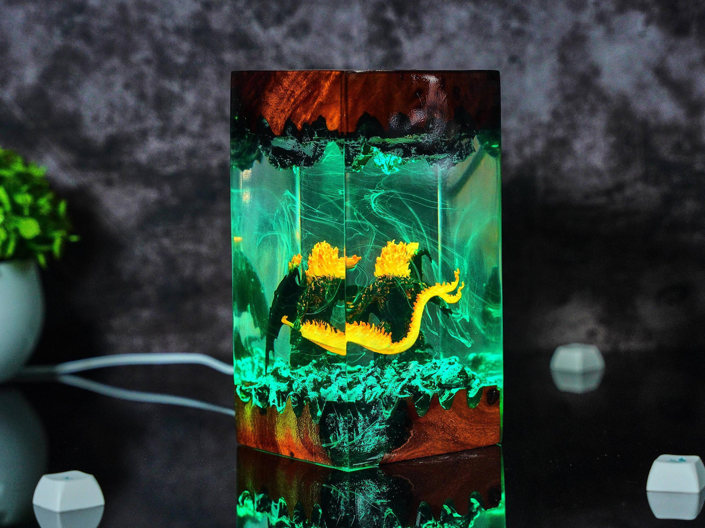 Balrog LOTR Resin Lamp