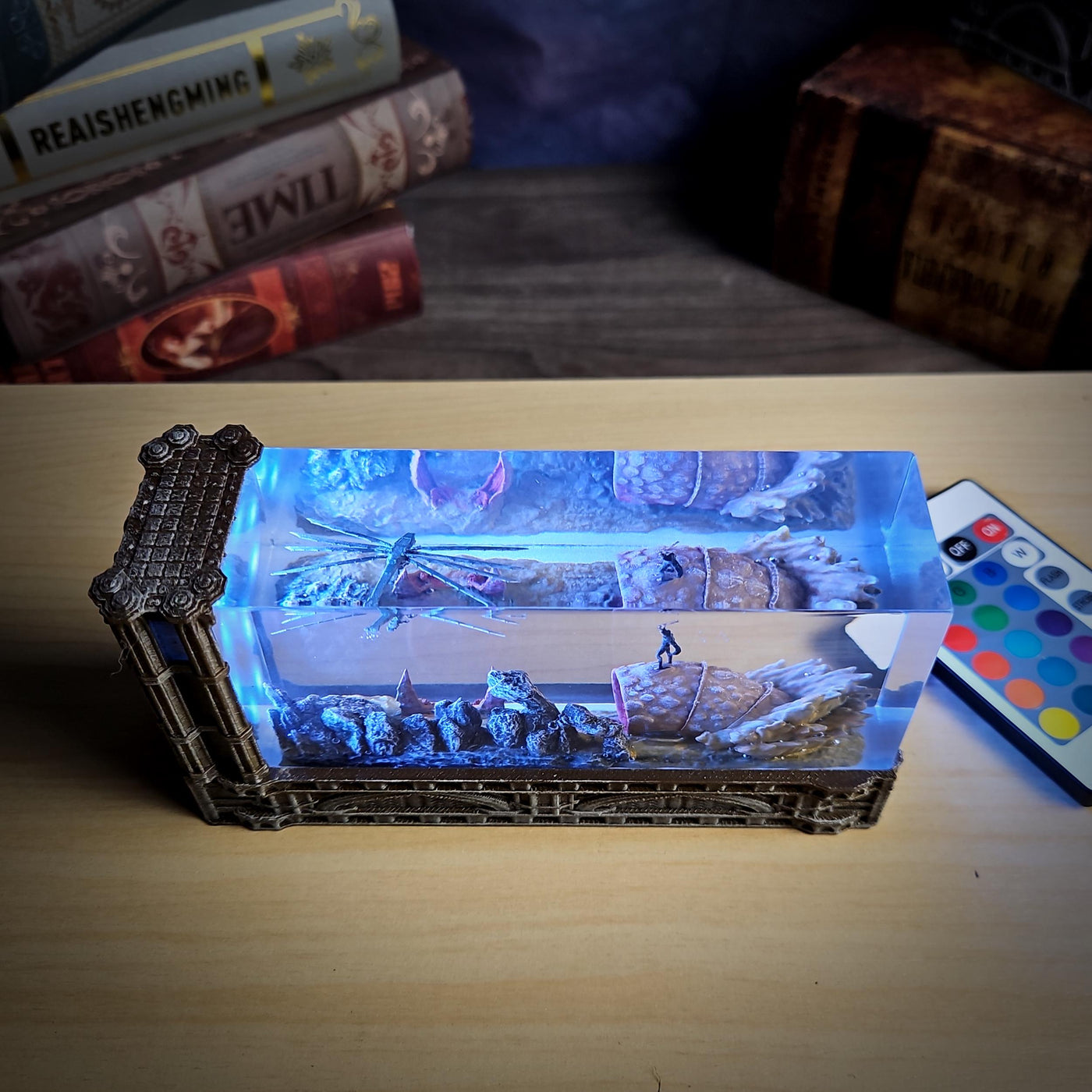 Paul Atreides Sandworm Dune Resin Lamp