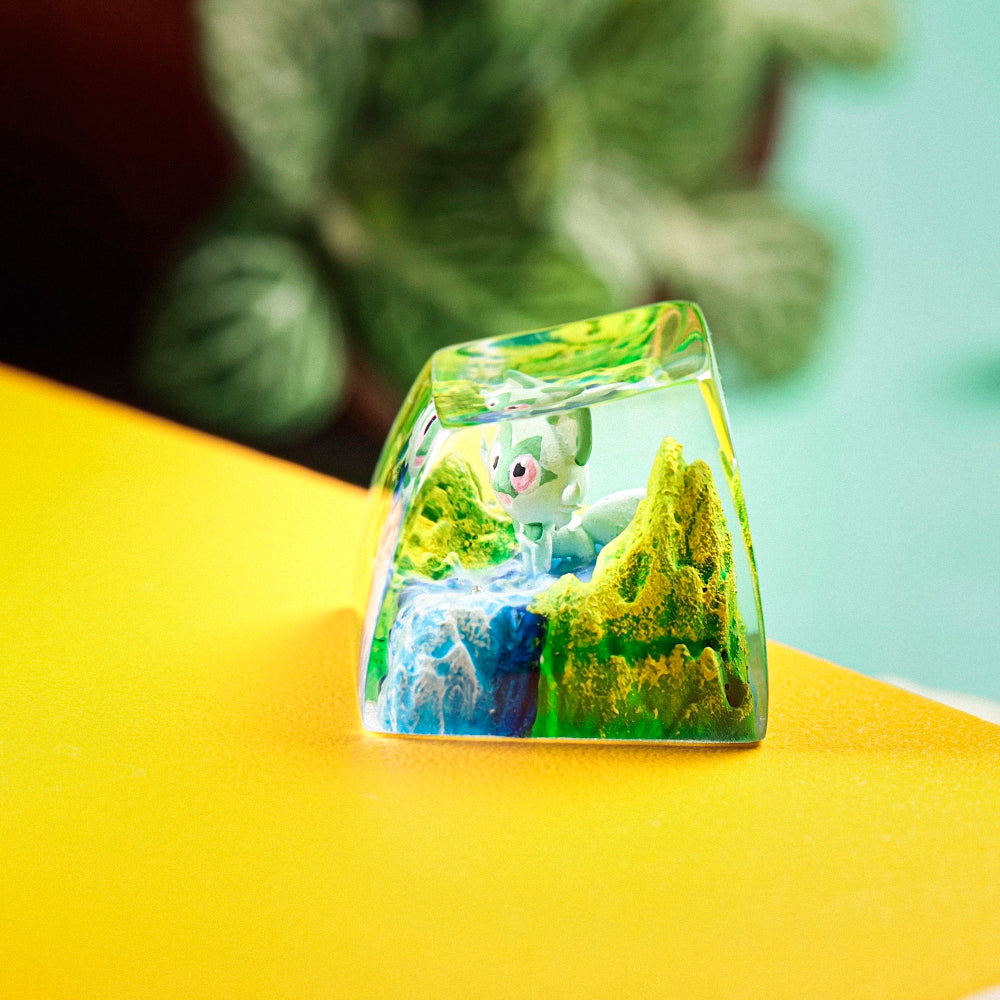 Pokemon - Sprigatito Artisan Keycap  3
