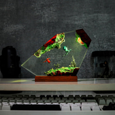 Ice Dragon and Fire Dragon Night Light ver 3