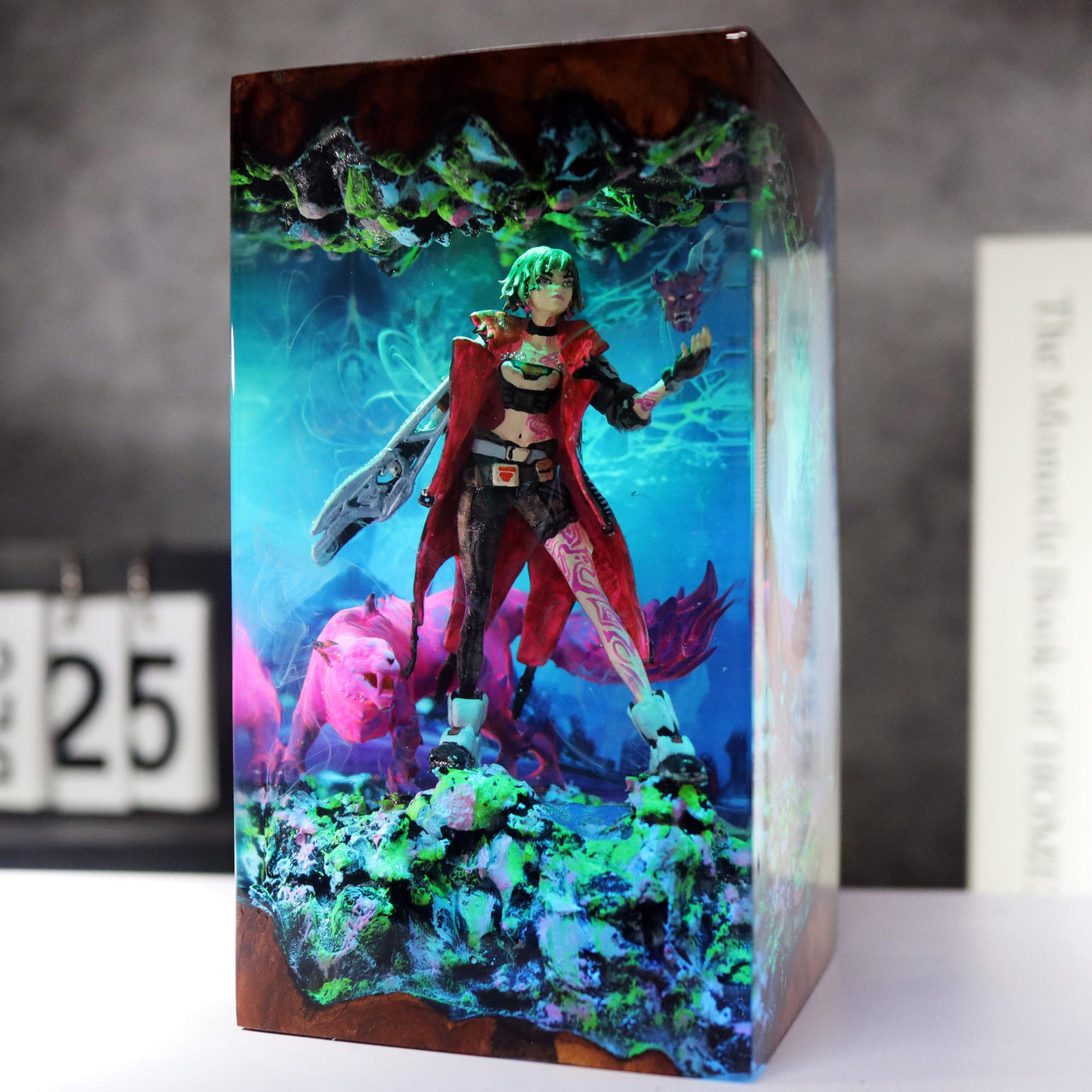 Vex Dark Siren Borderlands 4 Resin Lamp