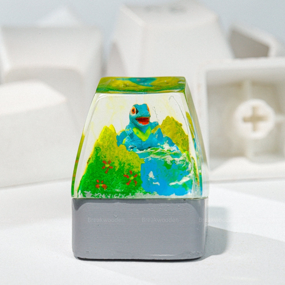 Pokemon - Totodile Artisan Keycap  3