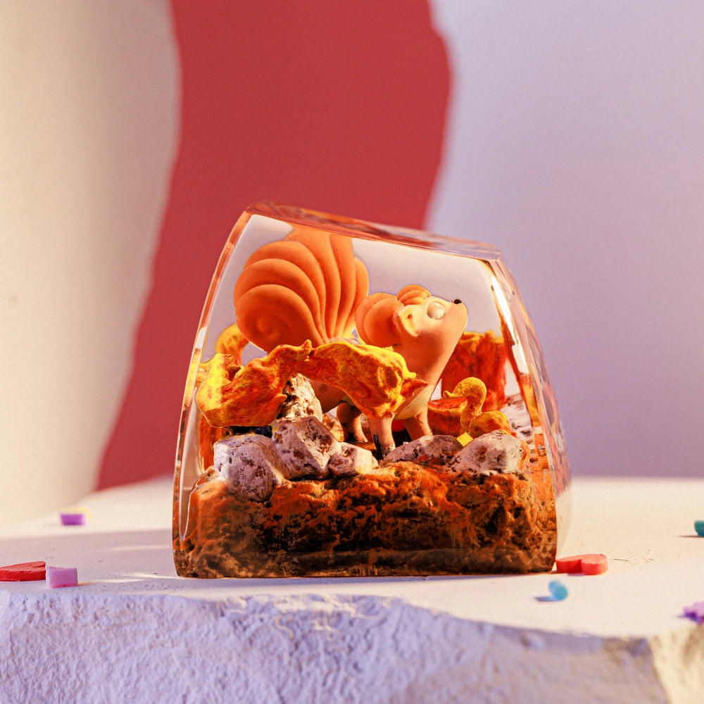 Pokemon - Vulpix Artisan Keycap