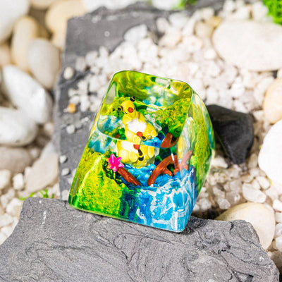 Pokemon - Ampharos Artisan Keycap