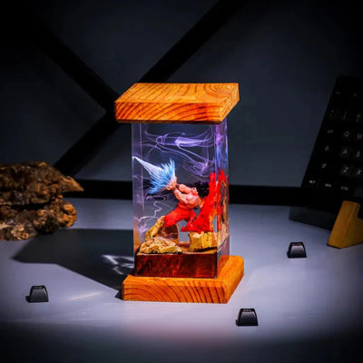 Goku Kamehameha Dragon Ball Resin Lamp
