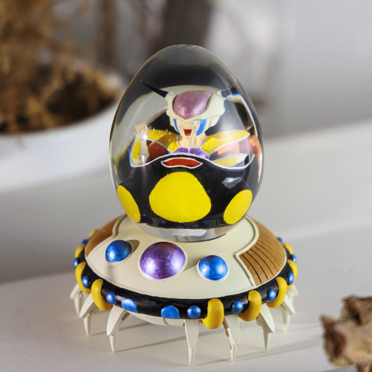 Frieza Epoxy Resin Lamp Egg