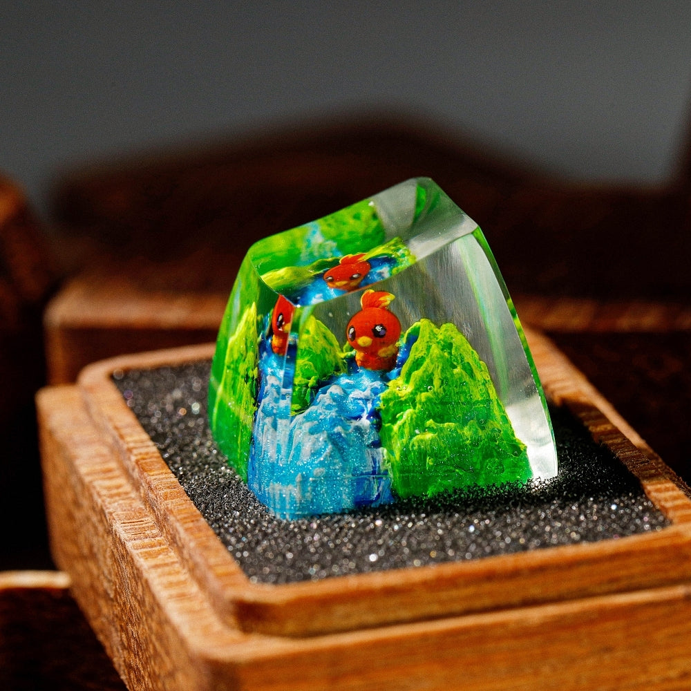 Pokemon - Torchic Artisan Keycap