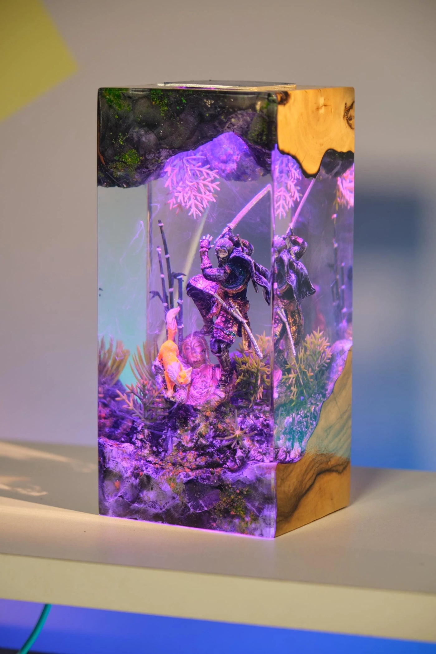 Jin Sakai Ghost of Tsushima Resin Lamp