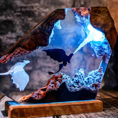 Fire Breathing Toothless Resin Lamp