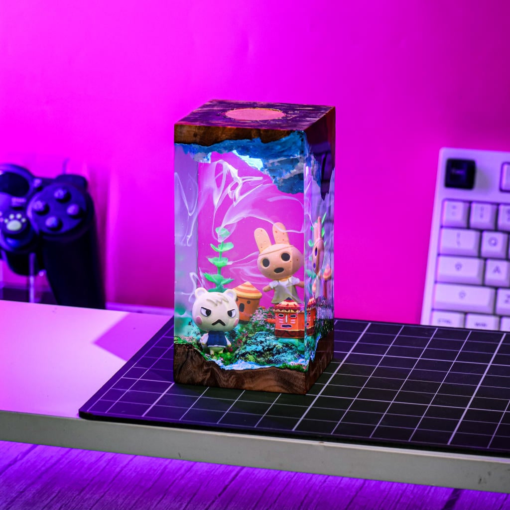 Custom Animal Crossing Resin Night Light