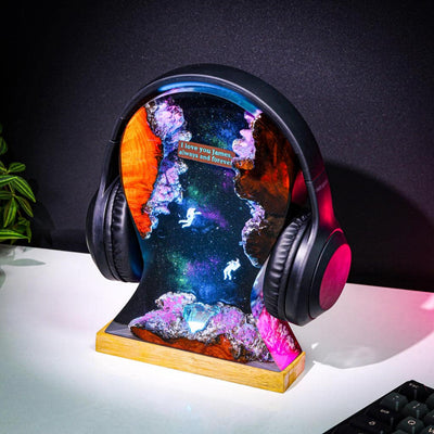 Custom Galaxy Headphone Stand