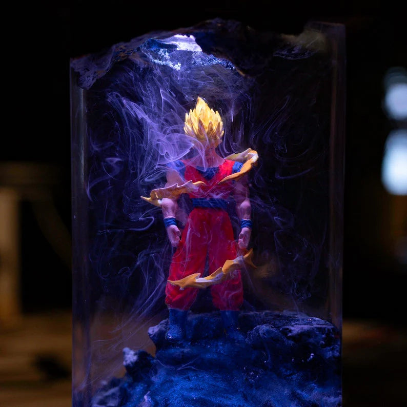 Super Saiyan Goku Dragon Ball Resin Lamp