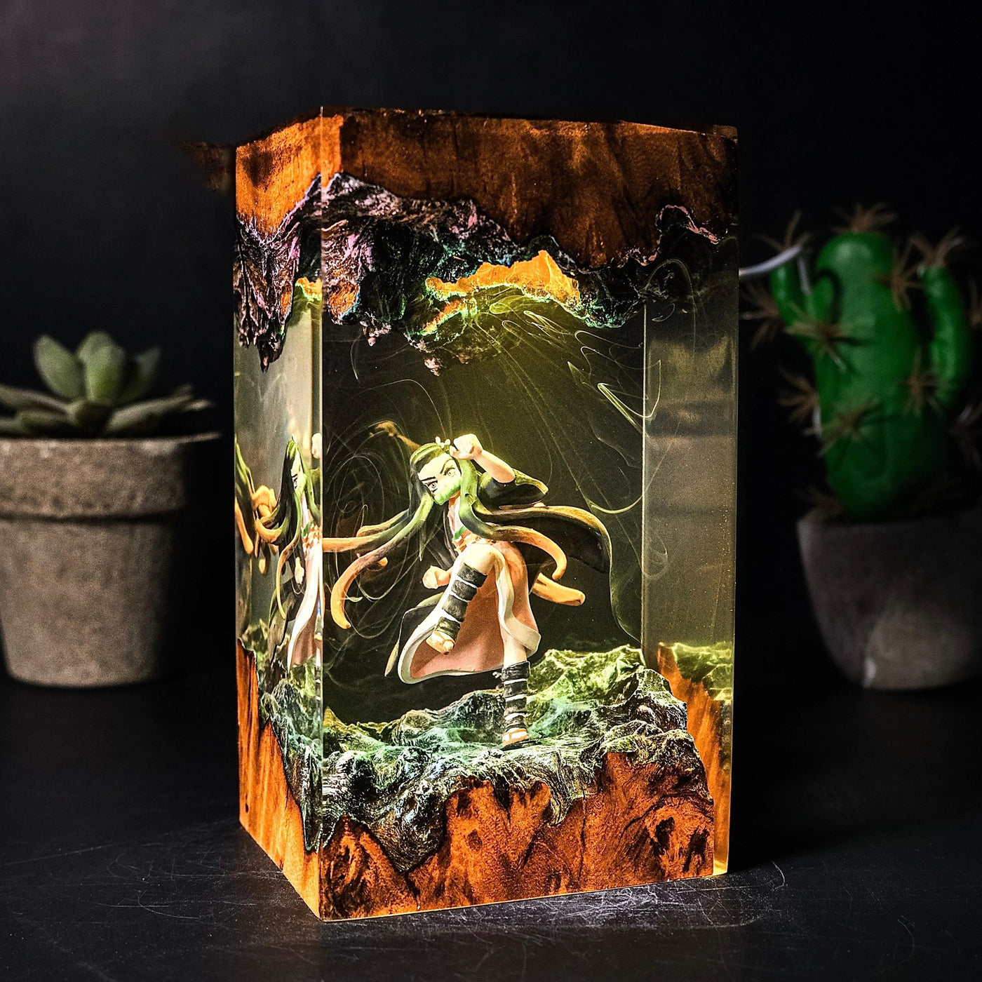 Nezuko Resin Resin Lamp