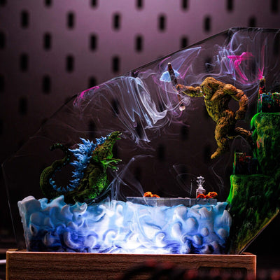 Godzilla x Kong Battle Resin Lamp: The New Empire Resin Lamp