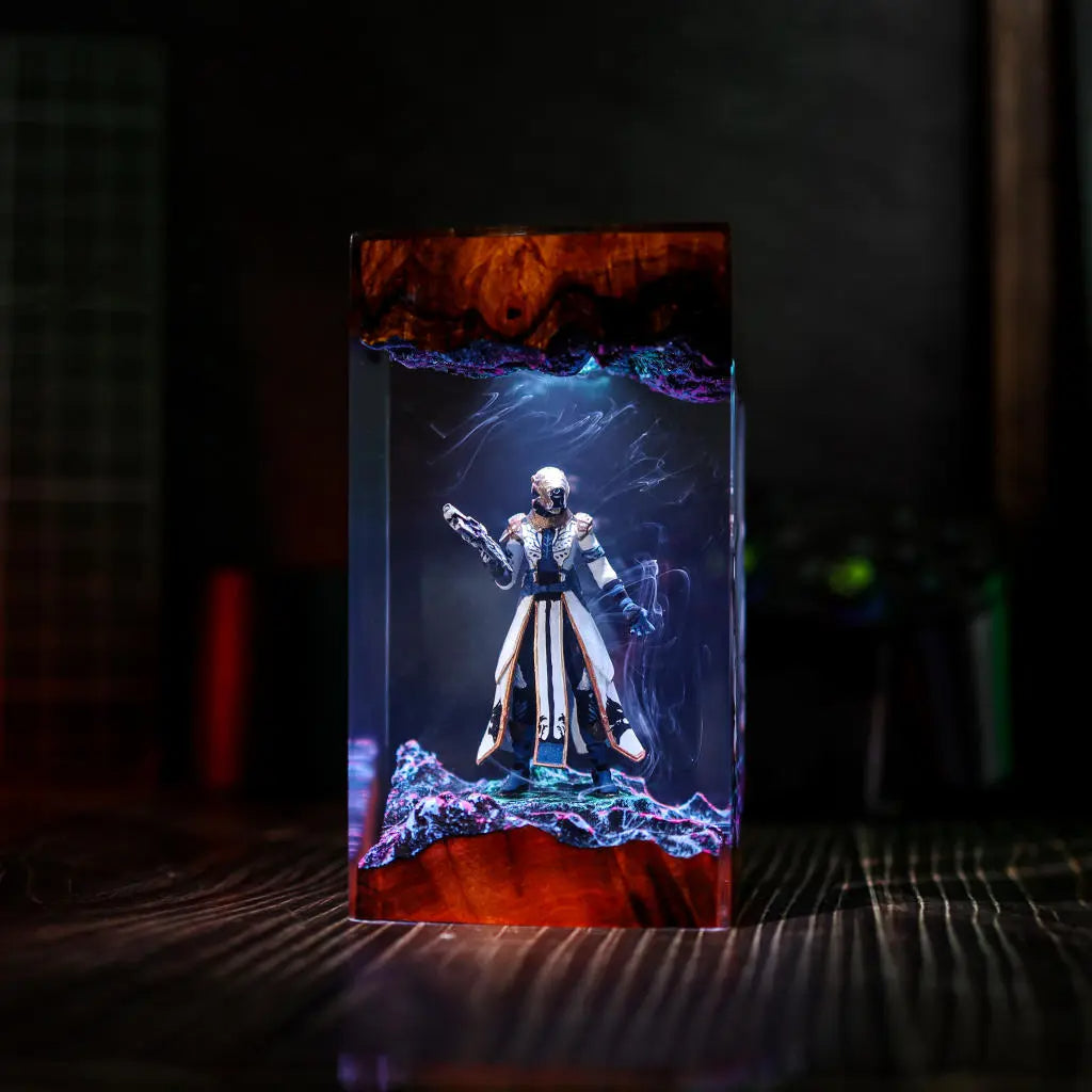 Warlock Iron Banner Destiny Resin Lamp