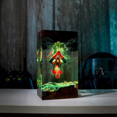 Spider-Man Epoxy Resin Lamp