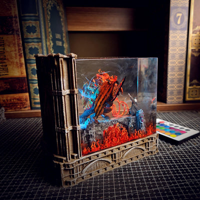 Balrog Galdaf LOTR Resin Lamp