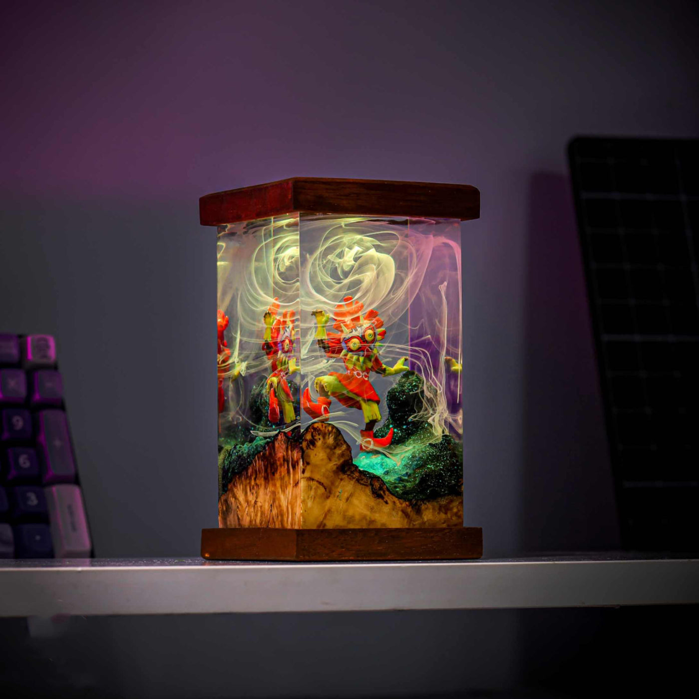 Skullkid Zelda Epoxy Night Light