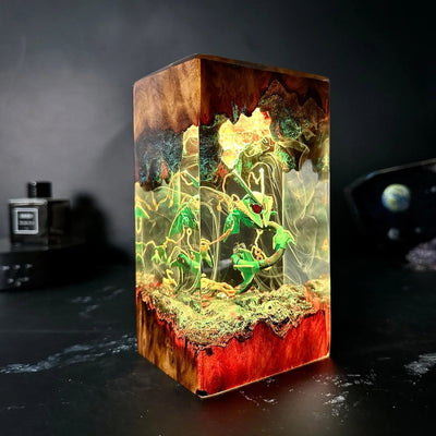 Mega Rayquaza Dragonstorm Resin Lamp