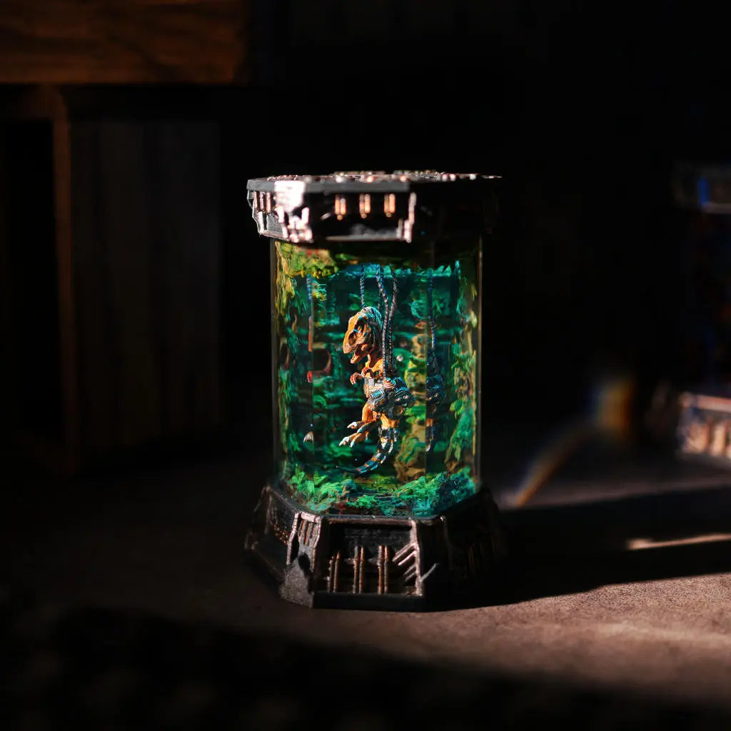 T-Rex Dinosaur Incubator Resin Lamp  3