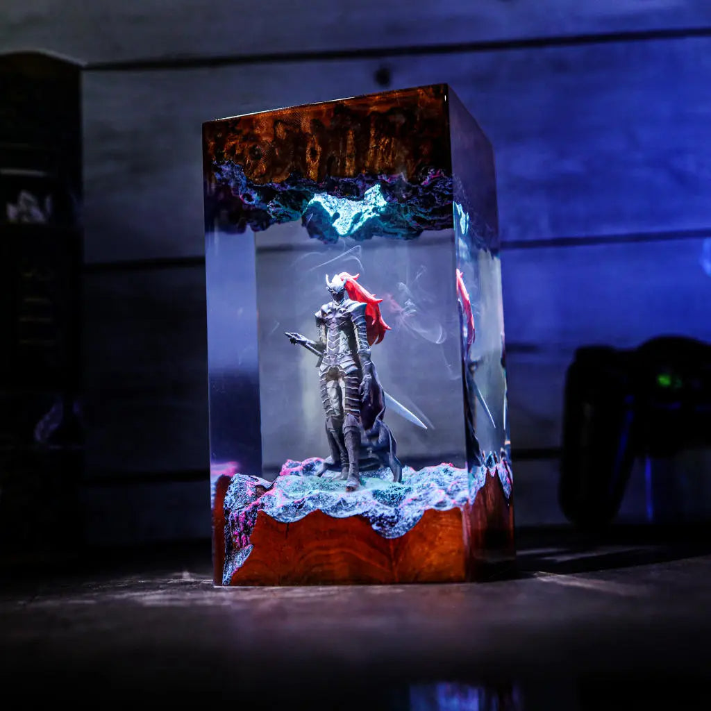 Solo Leveling Igris the Bloodred Resin Lamp