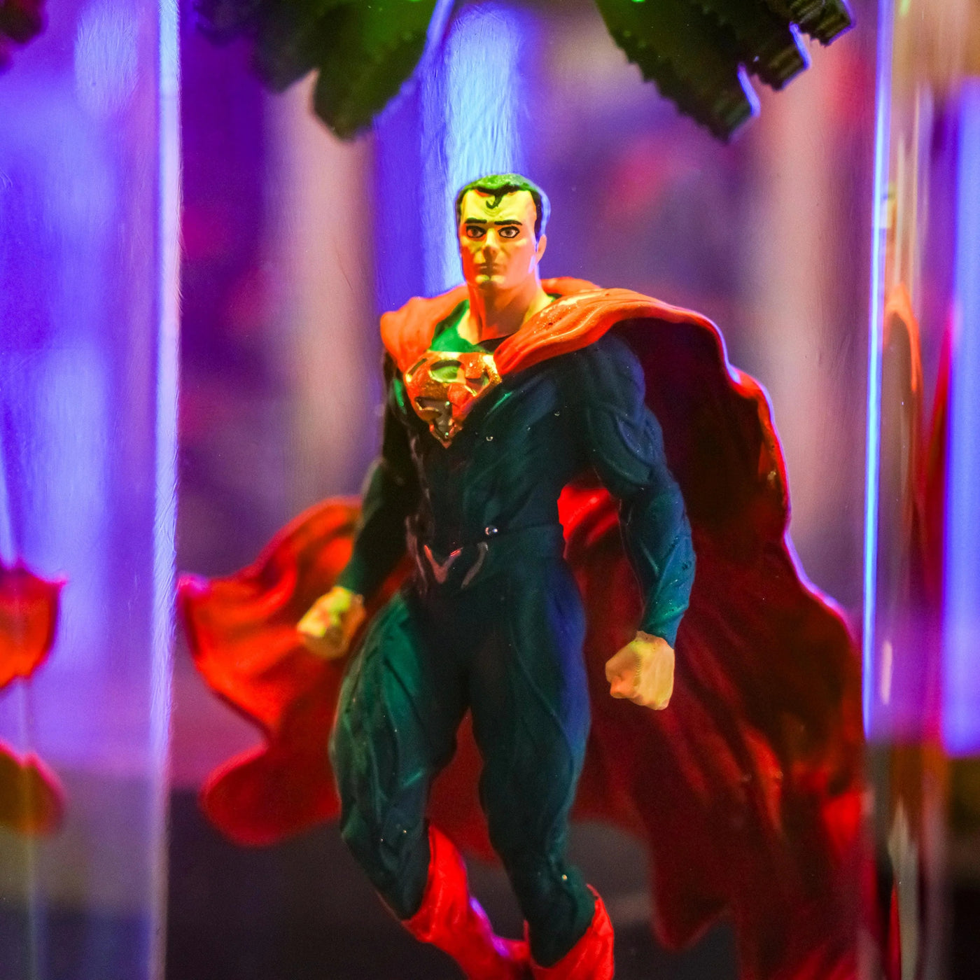 Superman Black Suit DC Comics Resin Lamp