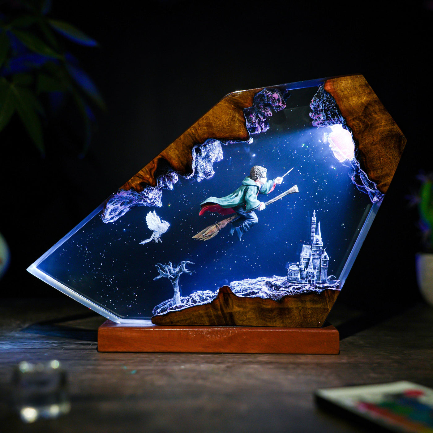 Hedwig Harry Potter Resin Lamp